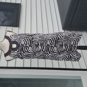 NWT Loft Sleeveless Animal Print Shift Dress